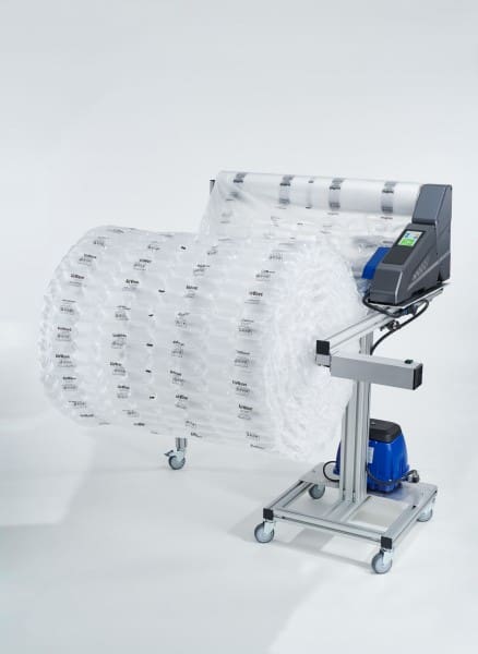 Superinflation coiler station AirWave2 with compressor for XL & XXL formats