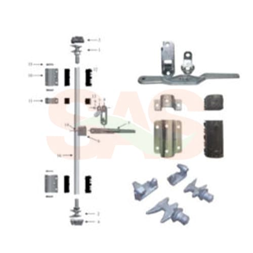 Container Door Lock Rod Set